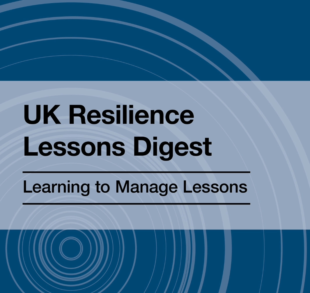New Emergency Planning College Paper