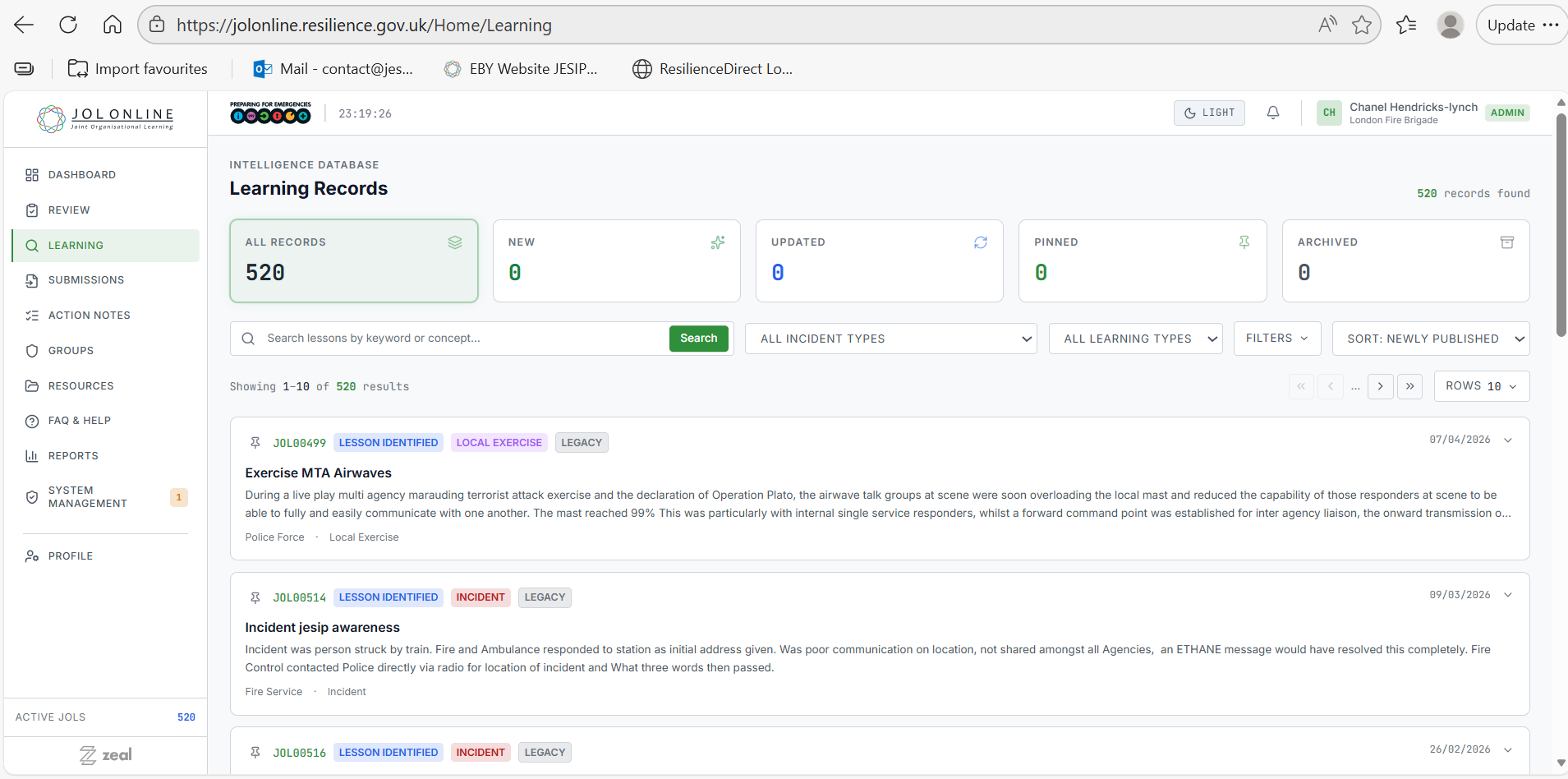 New JOL Online Platform